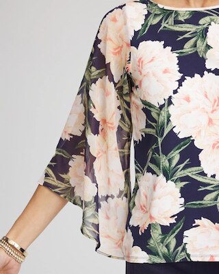 Georgette Angel-Sleeved Top click to view larger image.