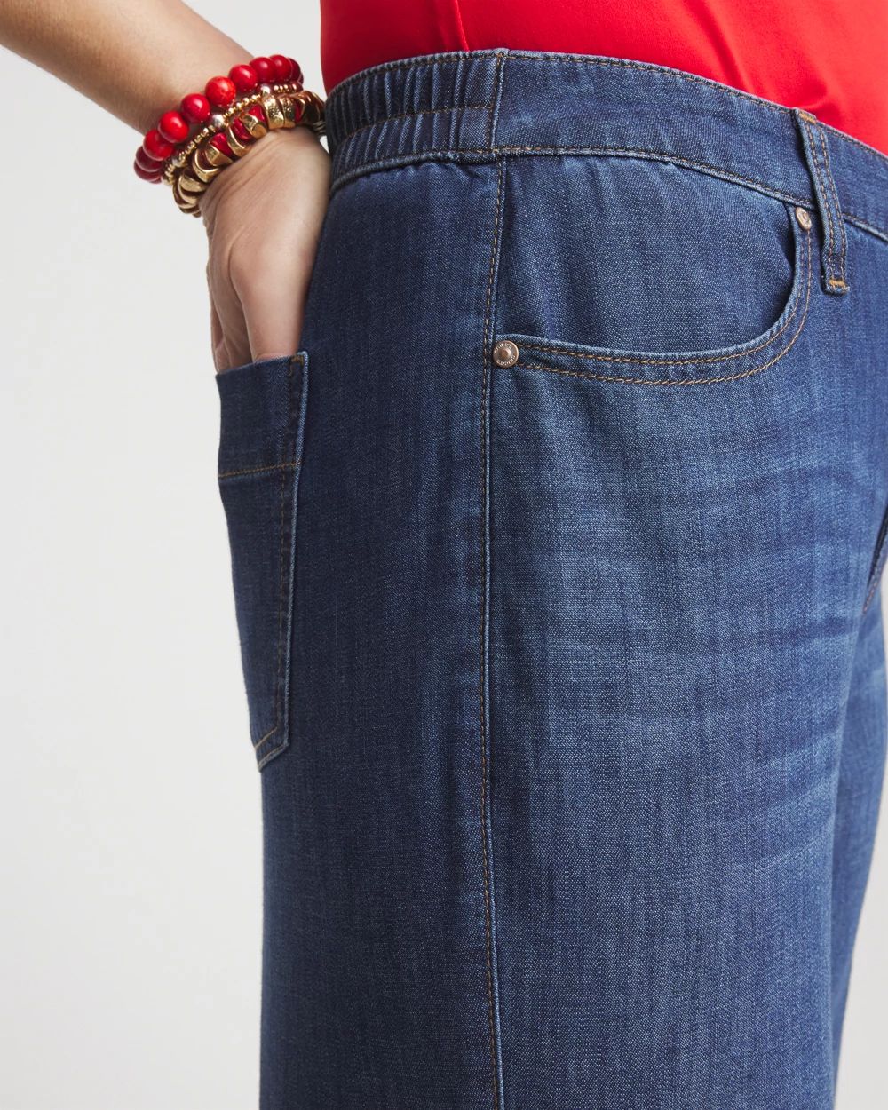 Wide Cropped Summer Jeans