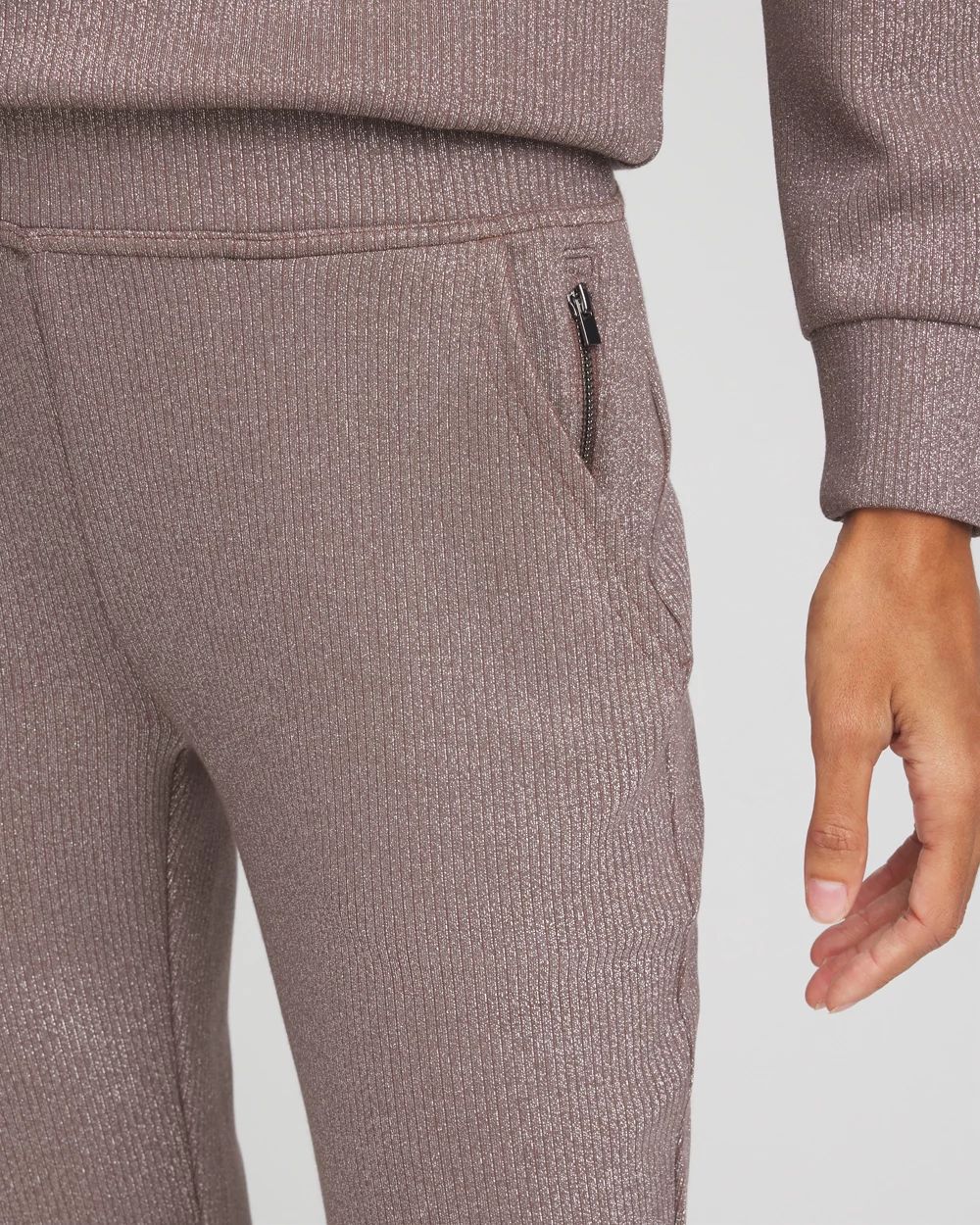 Zenergy® Sparkle Tapered Ankle Pants click to view larger image.