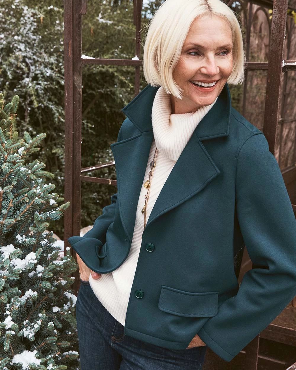 Plush Knit Blazer click to view larger image.