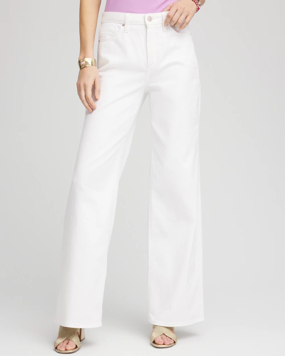 So Slimming® High-Rise Wide-Leg Jeans