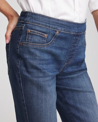 Pull-On Slim Bootcut Jeggings click to view larger image.