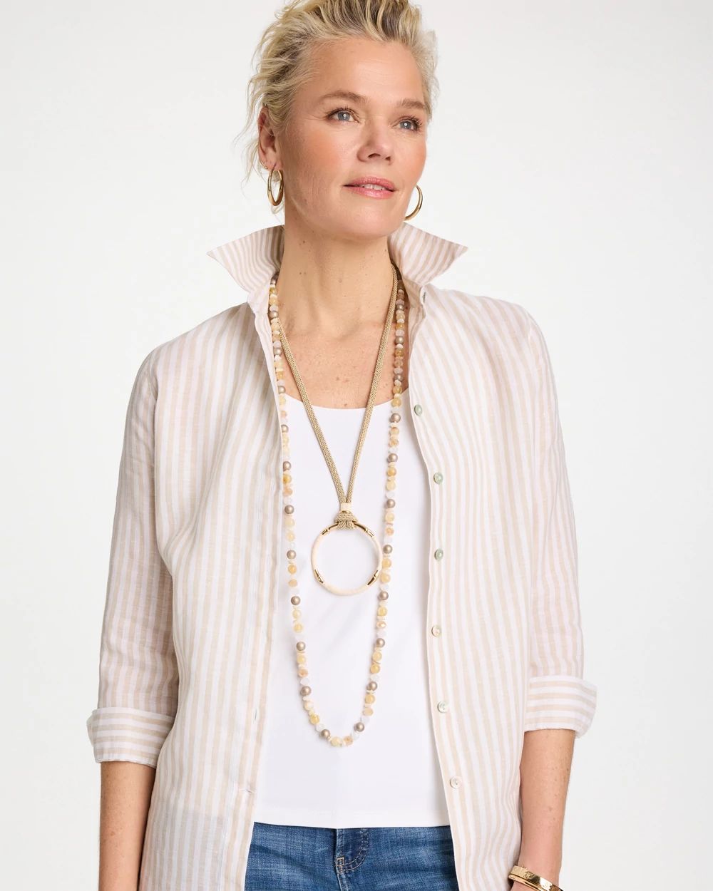 Large Open Pendant Necklace