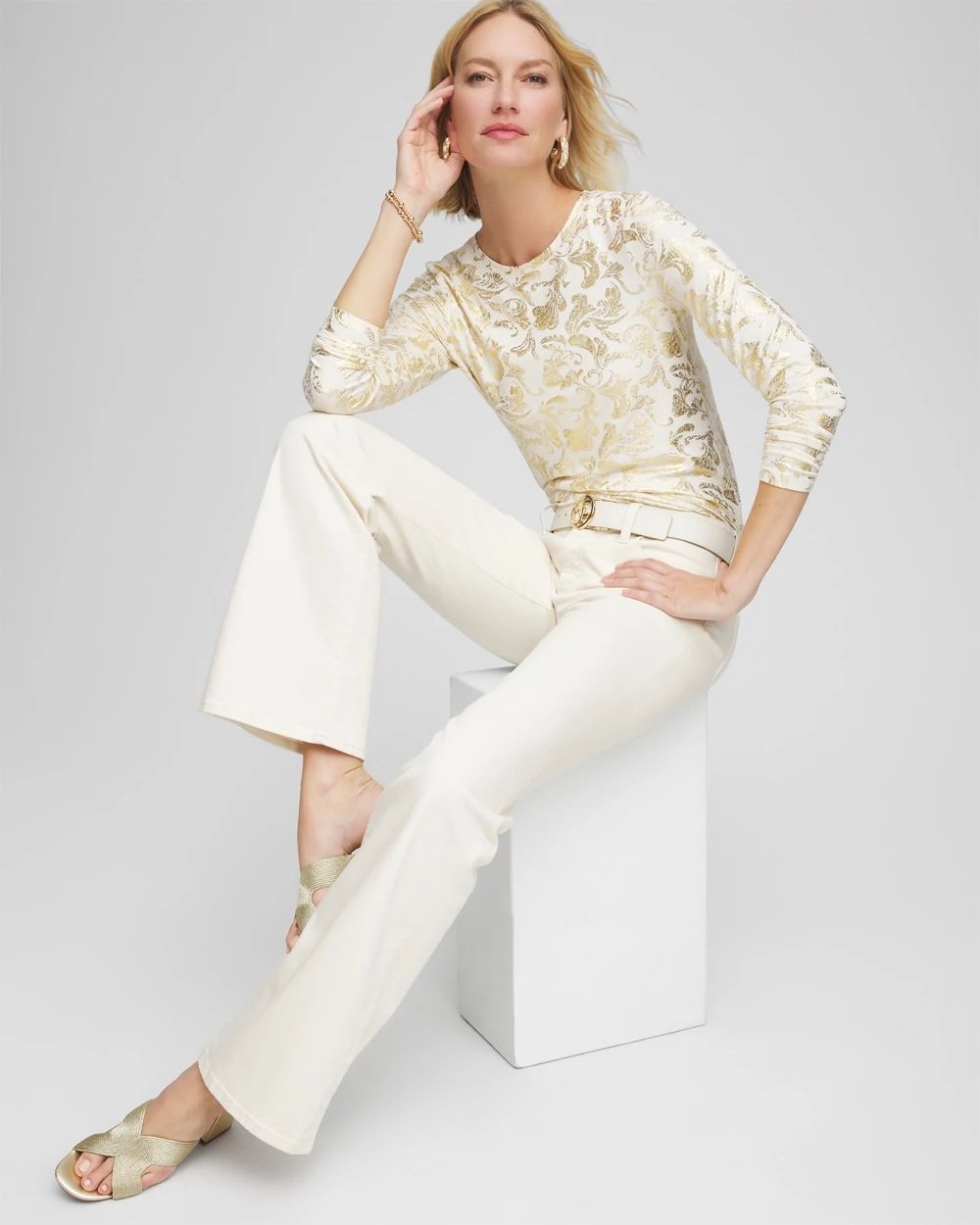 Touch of Cool™ Foiled Layering Tee