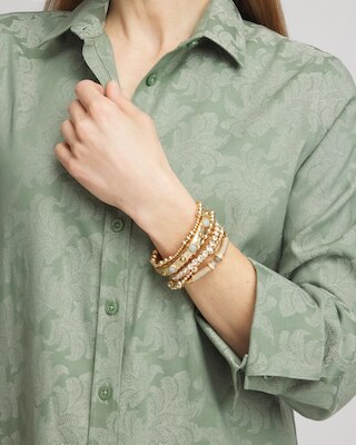 No Iron™ Jacquard Shirt click to view larger image.
