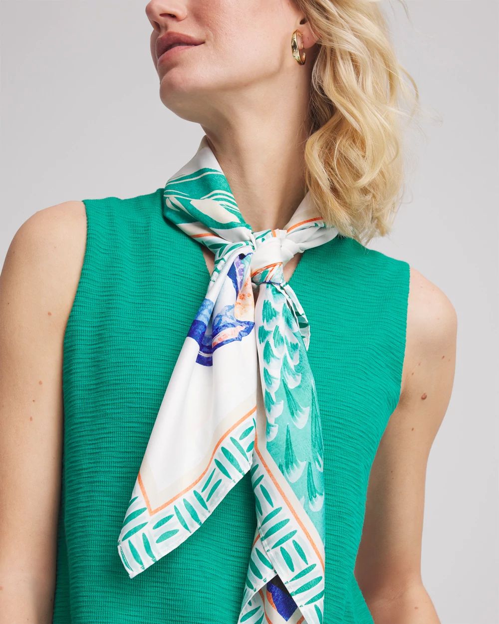Tropical Paradise Square Neckerchief