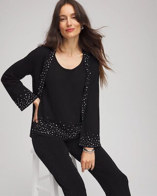 Travelers™ Embellished Scoopneck Tank click to view larger image.