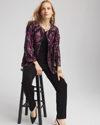 Travelers™ Collection Mesh Embroidered Jacket click to view larger image.