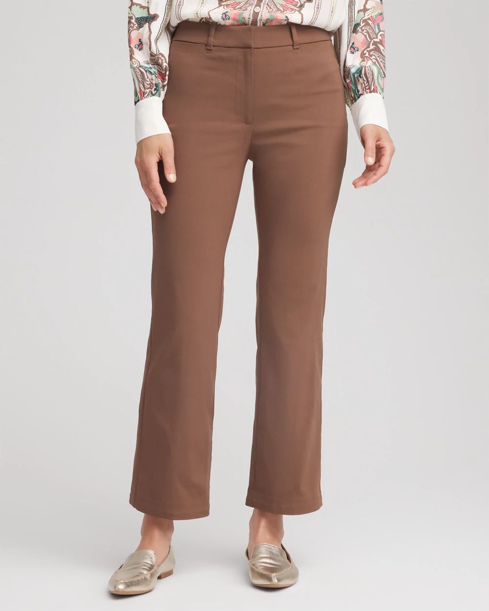 Emme Cropped Flared Pants