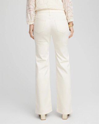 Petite Girlfriend Flared Leg Jeans click to view larger image.