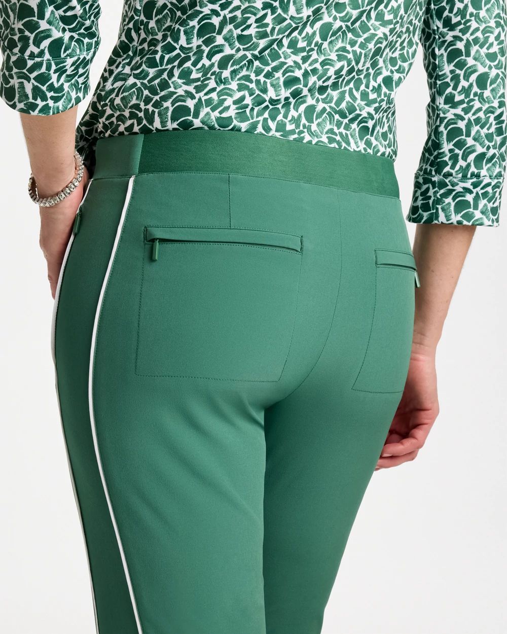 Zenergy® UPF Side Piping Ankle Pants