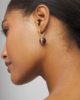 No Droop® Wood Bead Earrings
