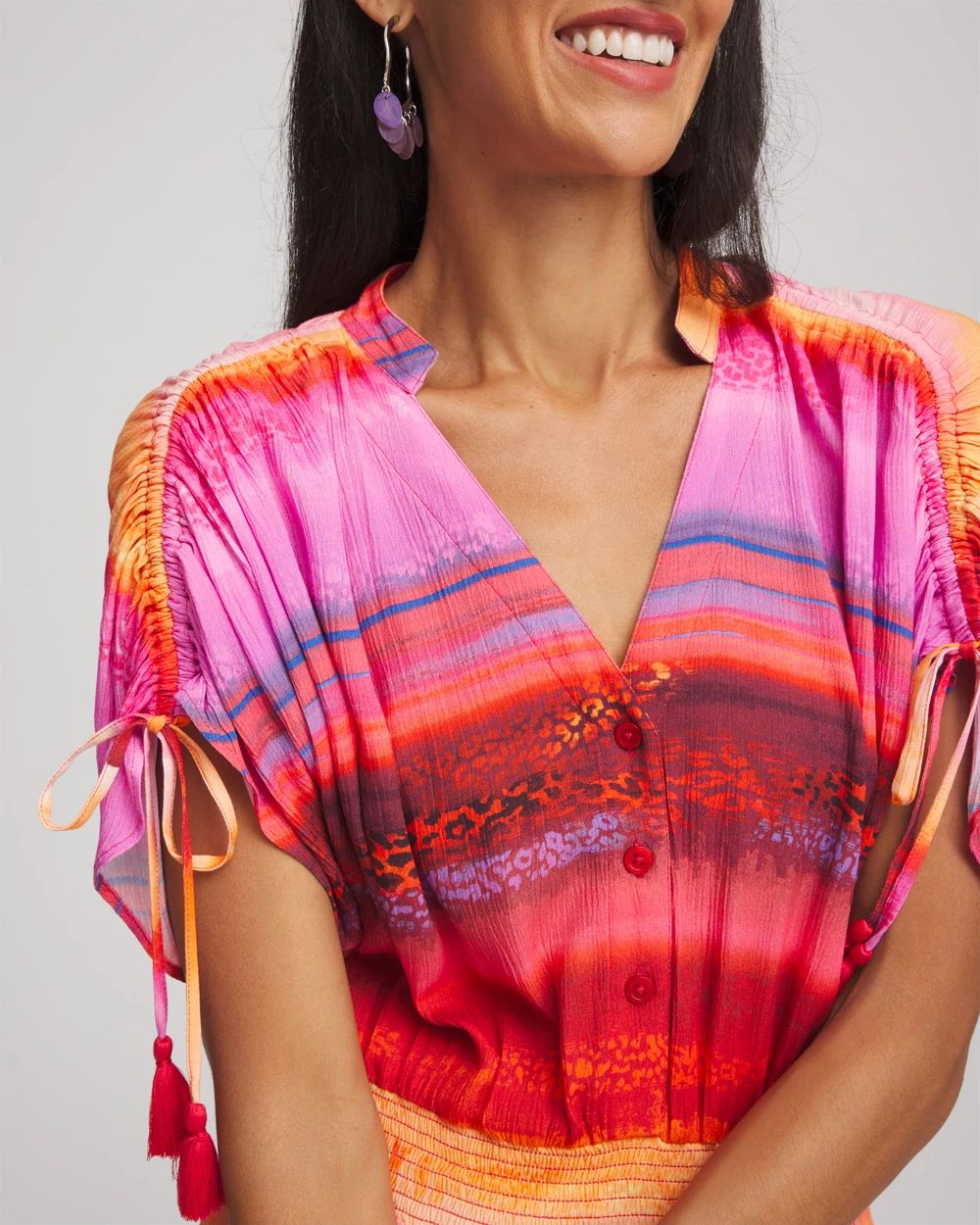 Rio Sunset Maxi Dress click to view larger image.