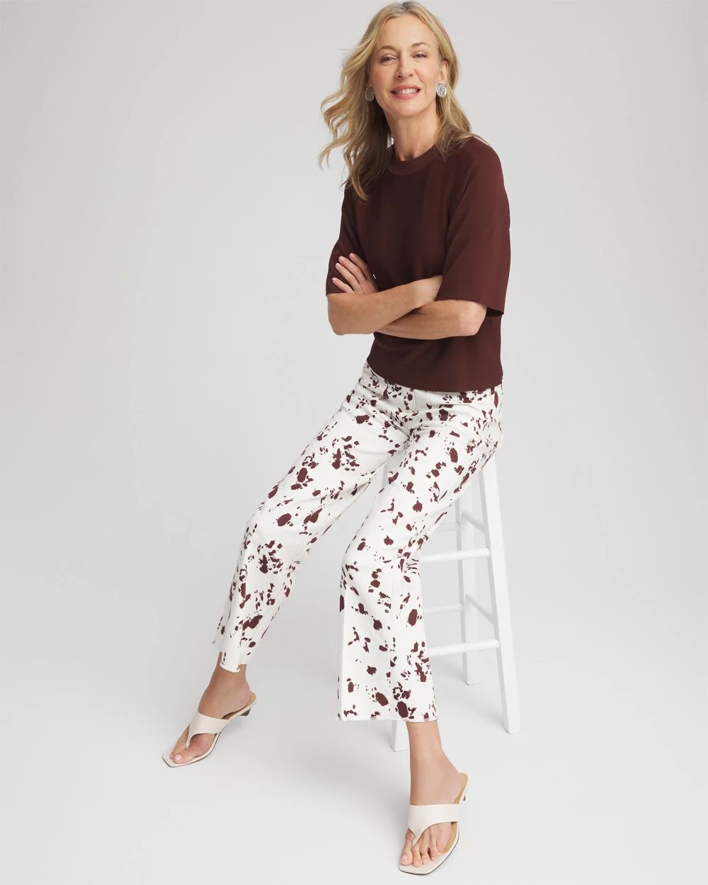 Dolman Sleeve Crew Neck Pullover Sweater