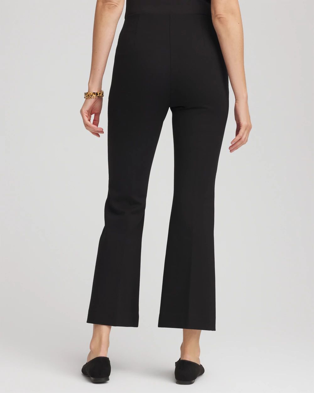 Juliet Slim Cropped Flared Pants click to view larger image.