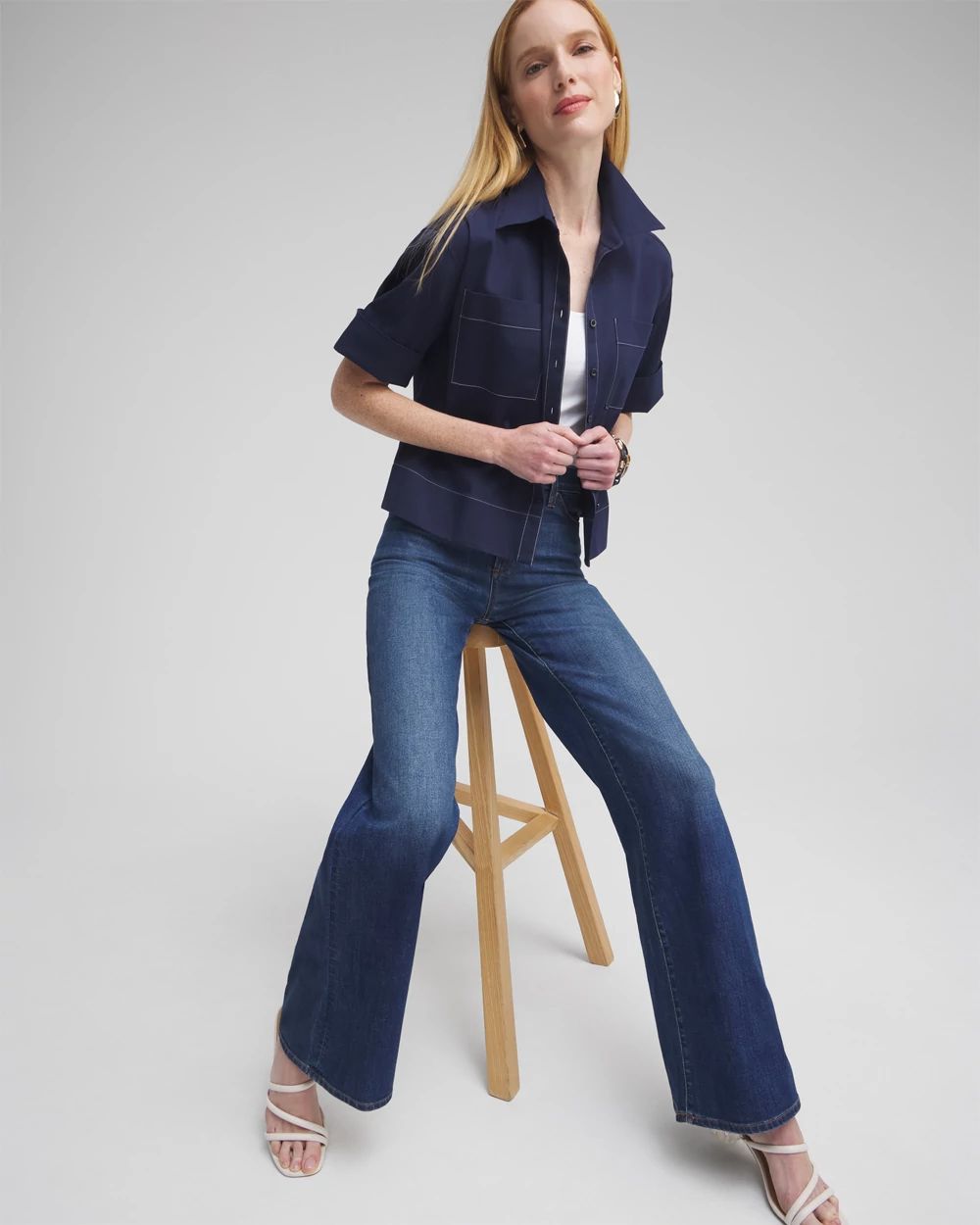 No Iron™ Stretch Short Sleeve Shirt