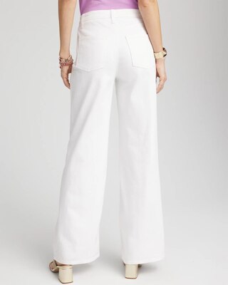 So Slimming® High-Rise Wide-Leg Jeans click to view larger image.