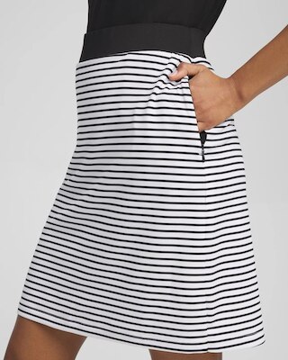 Zenergy® UPF Knit Stripe Skort click to view larger image.