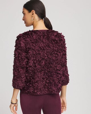 Travelers™ Collection Textured Rosette Jacket click to view larger image.