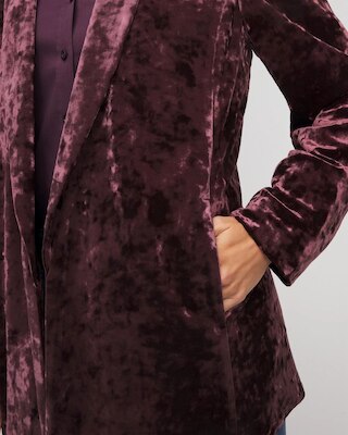 Crushed Velvet Blazer click to view larger image.