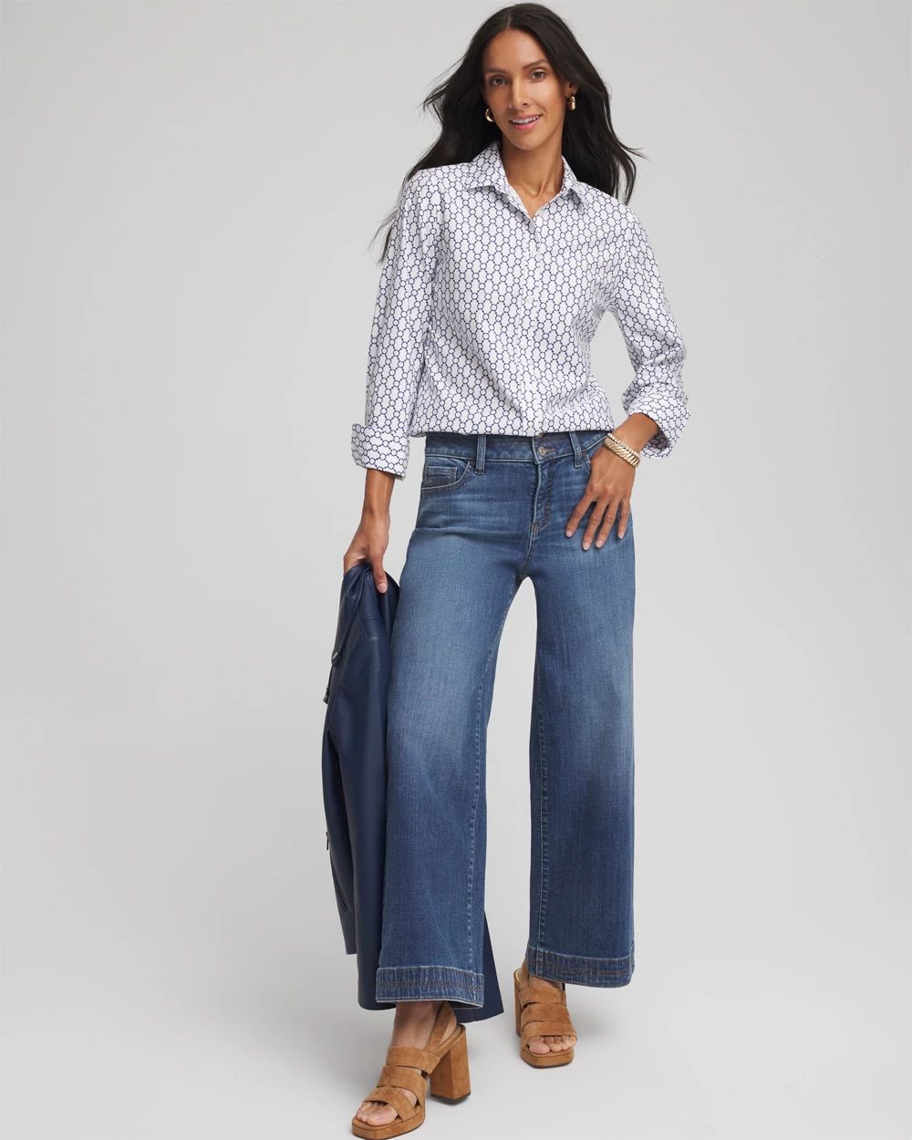 No Iron™  Chain Connection Shirt