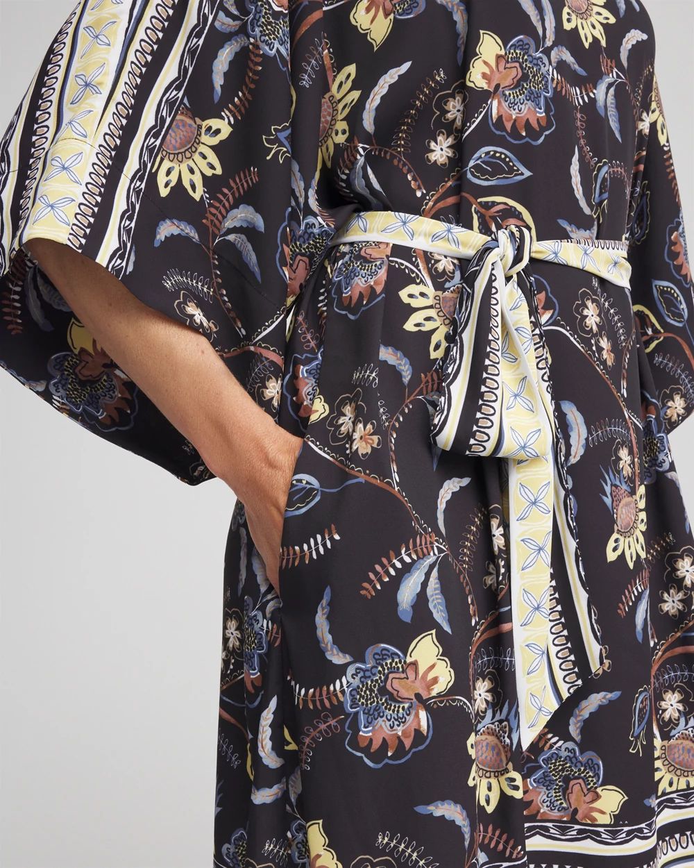 Georgette Boatneck Kaftan Dress click to view larger image.