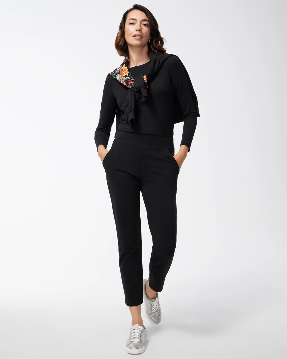 Zenergy® French Terry Ankle Pants