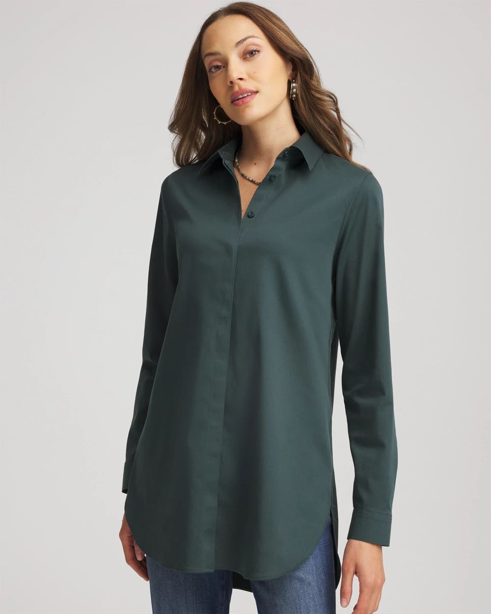 No Iron™ Long-Sleeved Tunic