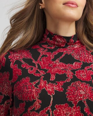 Touch of Cool™ Mockneck Layering Tee click to view larger image.