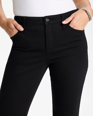 Petite Girlfriend Flared Leg Jeans click to view larger image.