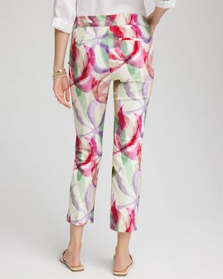 Brigitte™ Slub Slim Cropped Pants click to view larger image.