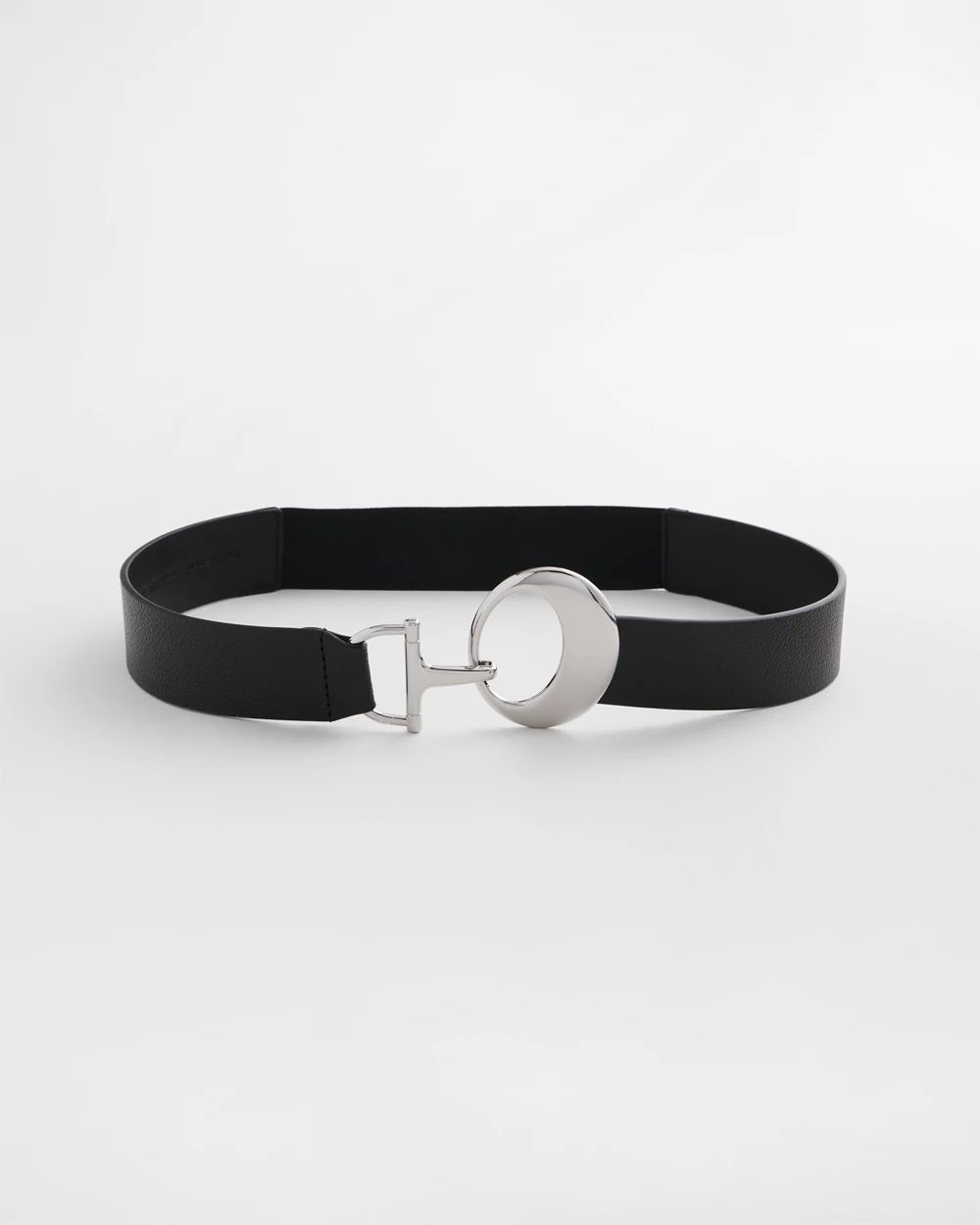 Soft-Stretch Faux Leather Belt