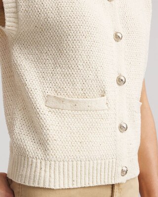 Button-Up Sweater Vest click to view larger image.