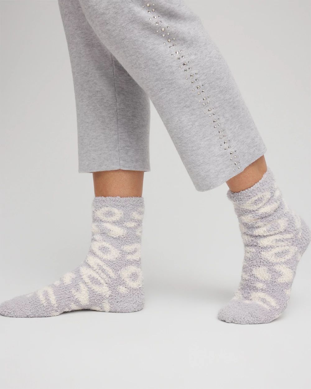 Animal Print Cozy Socks