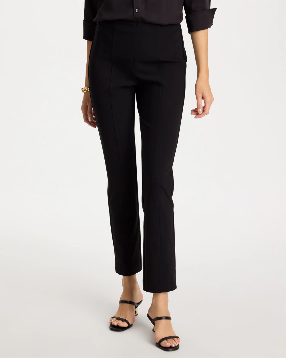 Petite Juliet Bi-Stretch Slim Ankle Pants