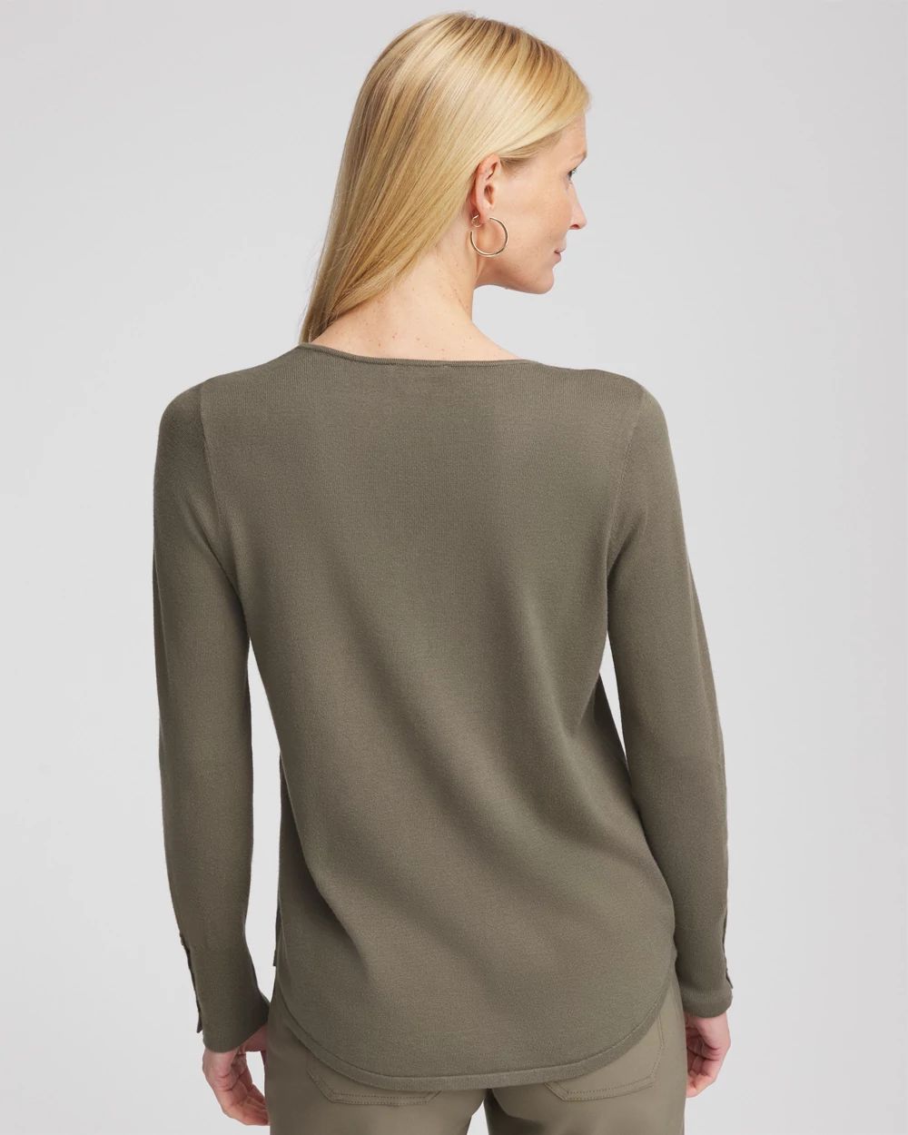 Ella V-Neck Pullover Sweater