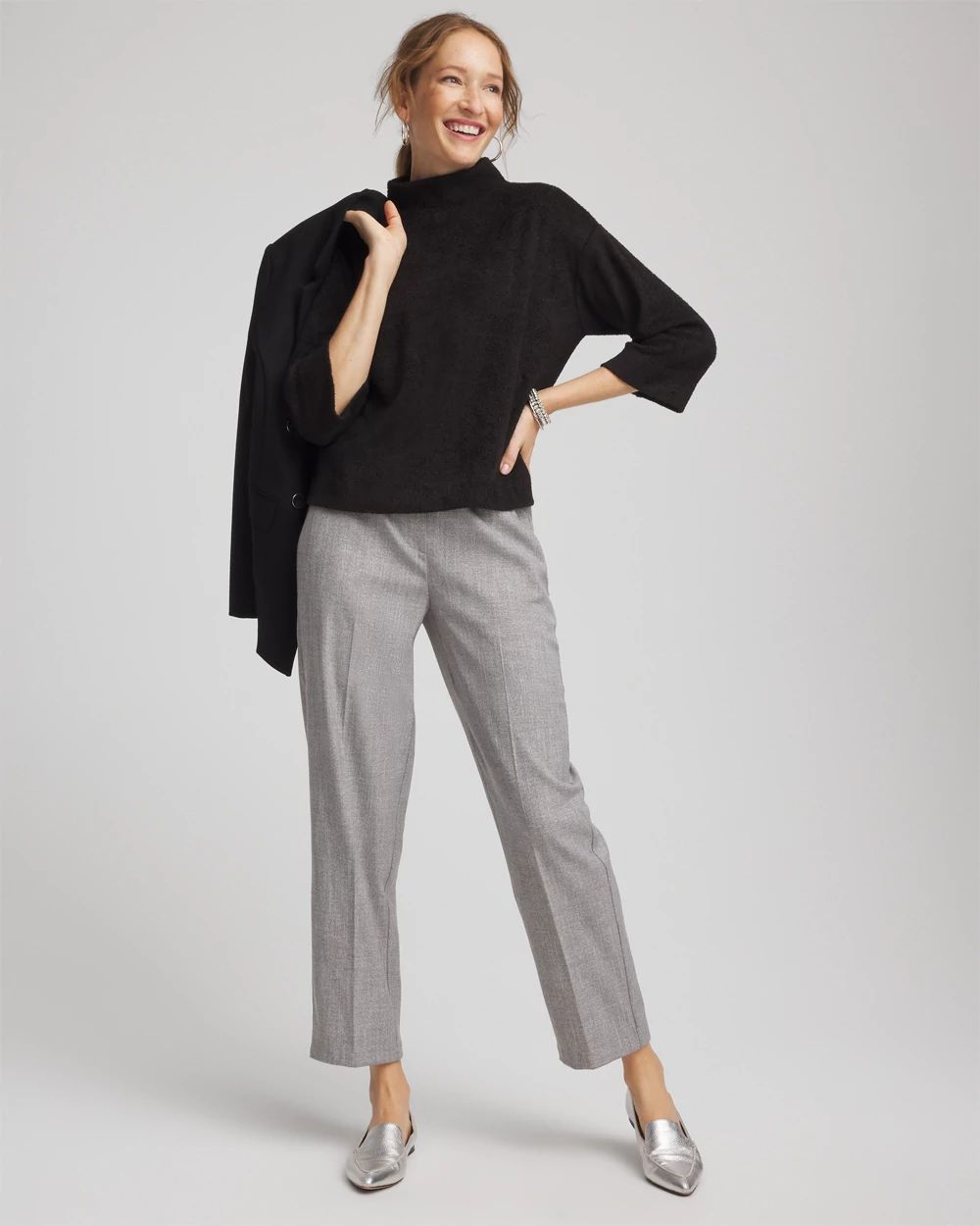 Jacquard Cozy Turtleneck click to view larger image.