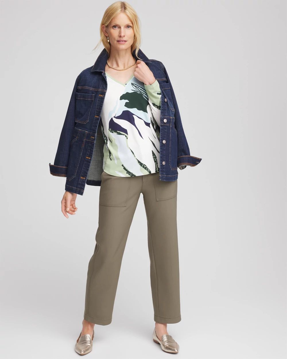 Sea-Print Touch of Cool™ Layering Tee