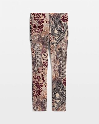 Artisan Patchwork Juliet Slim Ankle Pants click to view larger image.