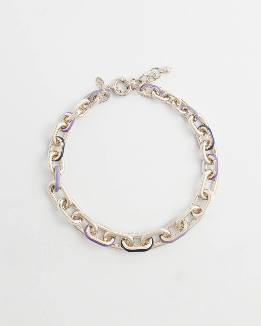 Chain Link Bib Necklace