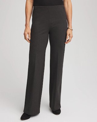 Petite Juliet Wide Full-Length Ponte Pants