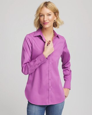 No Iron™ Stretch-Sateen Shirt