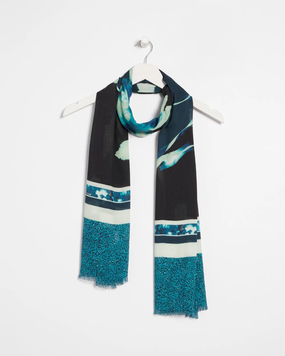 Glacier Colorblock Oblong Scarf