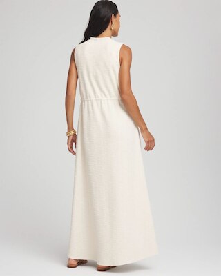 Sleeveless Tweed Maxi Dress click to view larger image.