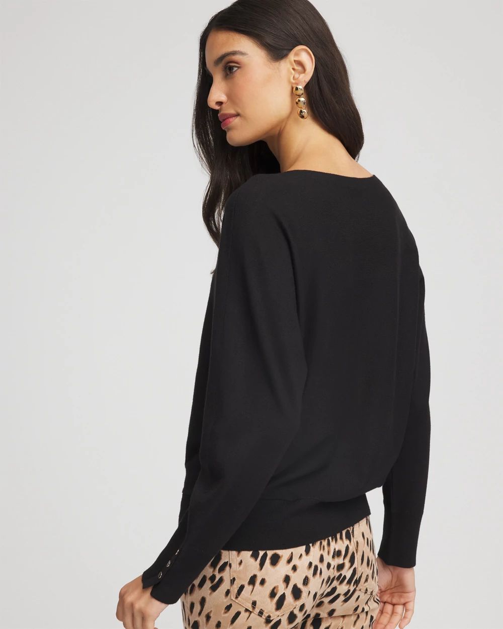 Ella Boatneck Pullover Sweater click to view larger image.