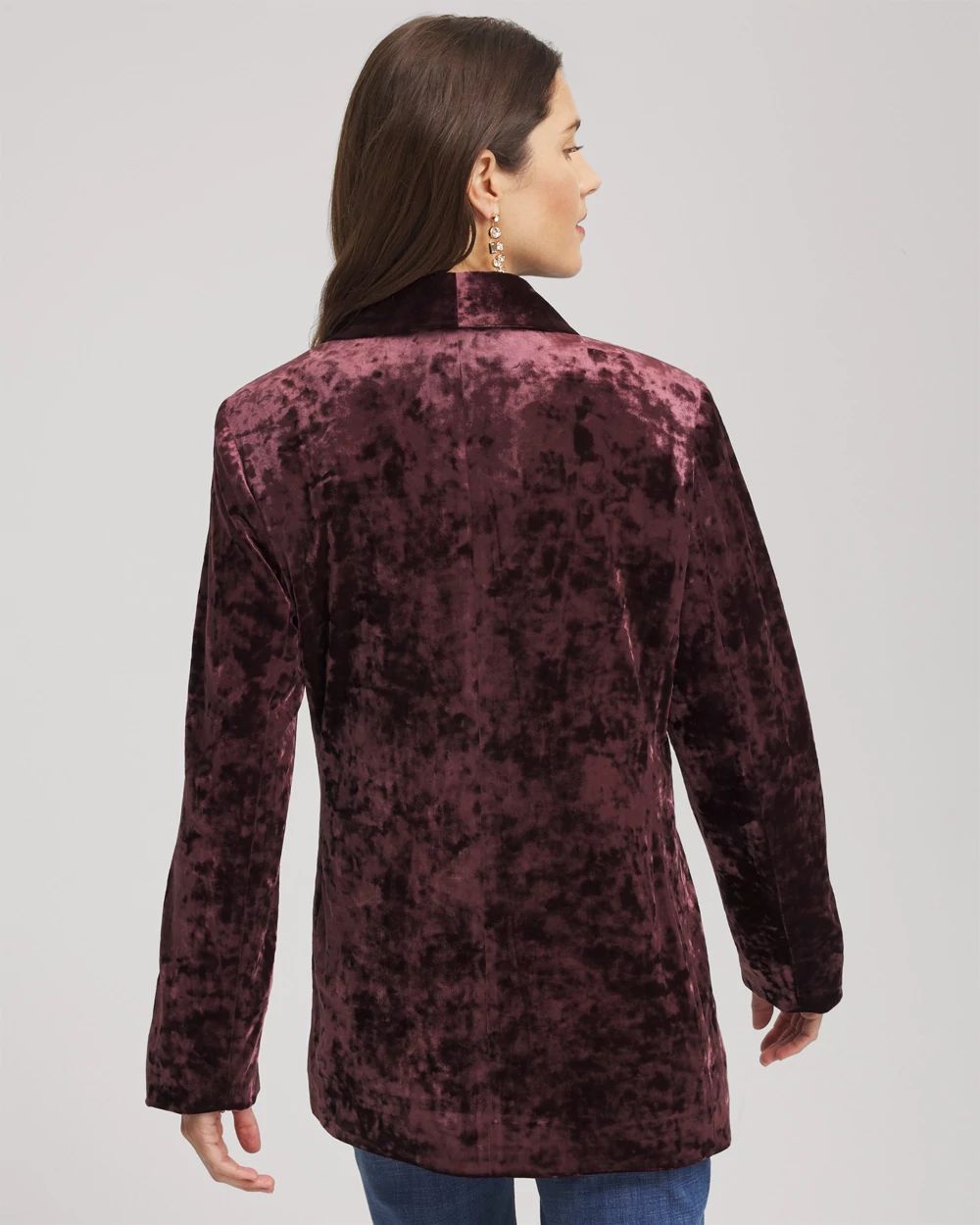 Crushed Velvet Blazer click to view larger image.