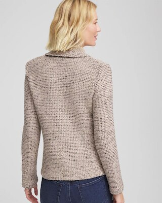 Double Breasted Tweed Blazer click to view larger image.