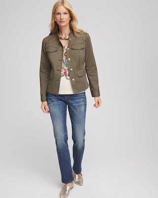 Peplum Field Jacket click to view larger image.