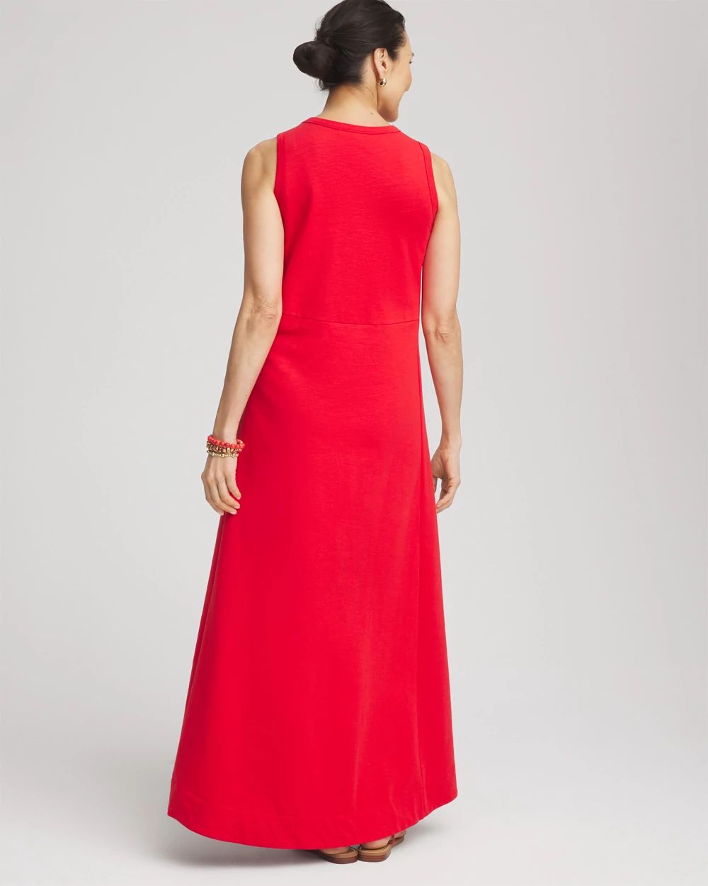 Sleeveless Midi Tank Dress click to view larger image.