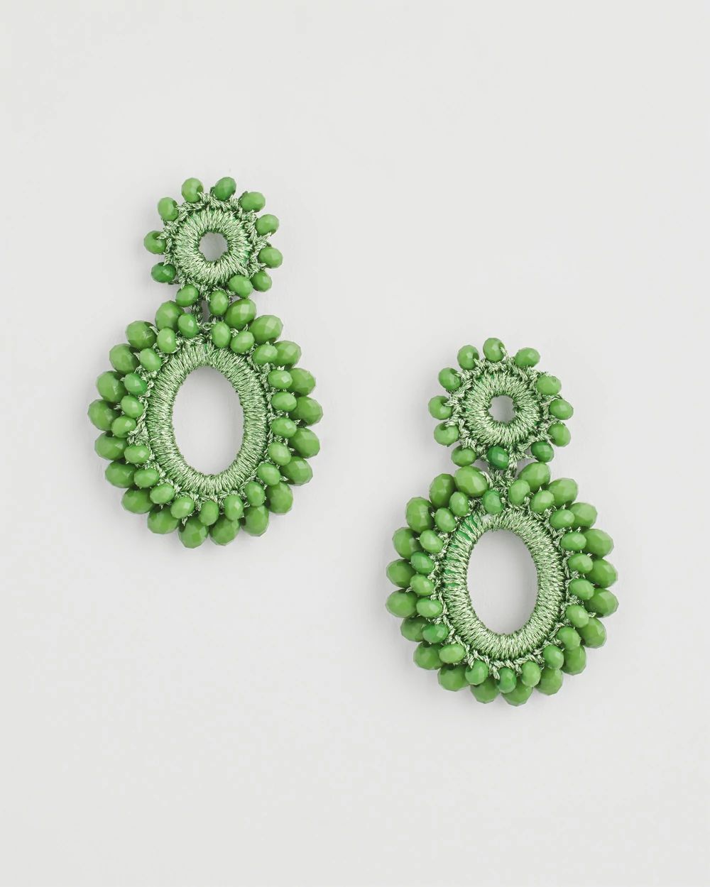 No Droop® Mixed-Media Drop Earrings